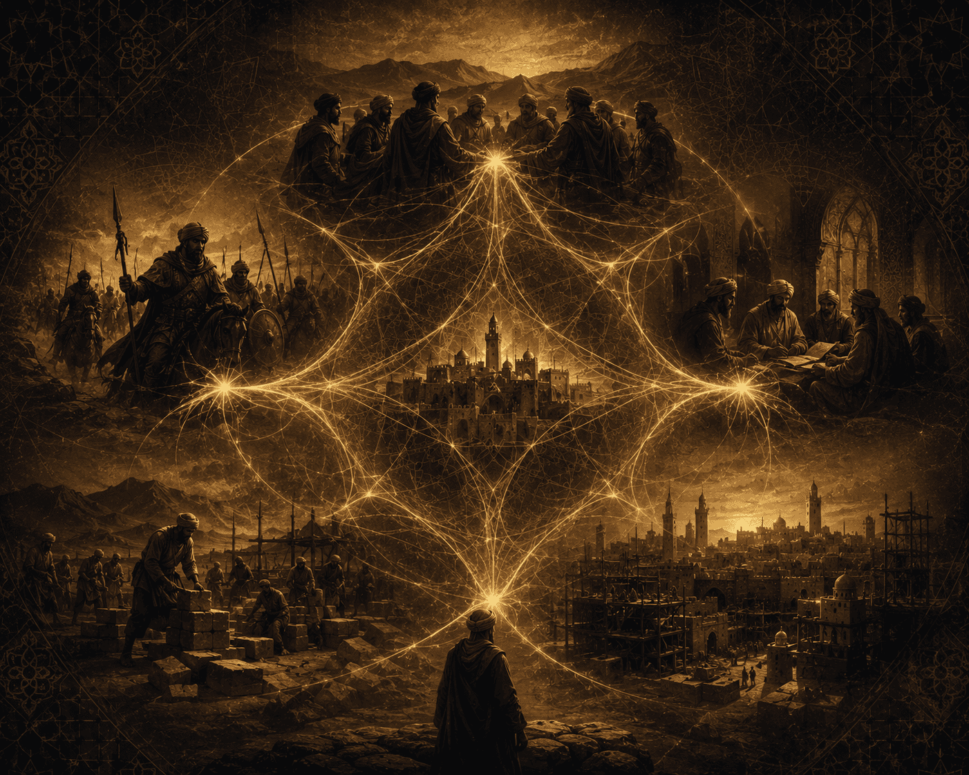Asabiyyah social cohesion in Ibn Khaldun's theory