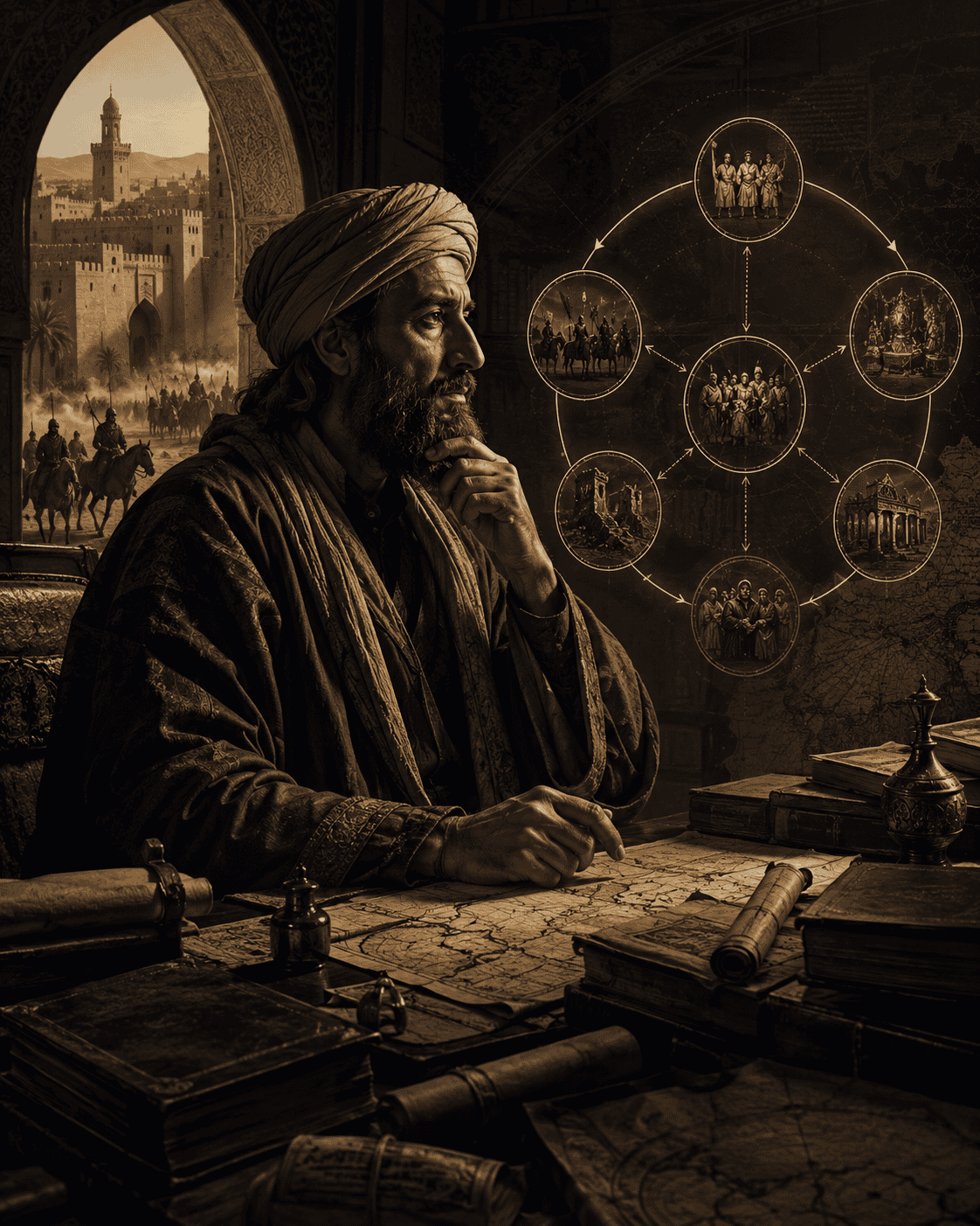 Ibn Khaldun and the Cycle of Asabiyyah