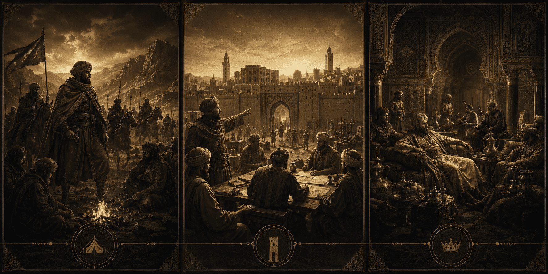Ibn Khaldun three generation arc of dynastic decline